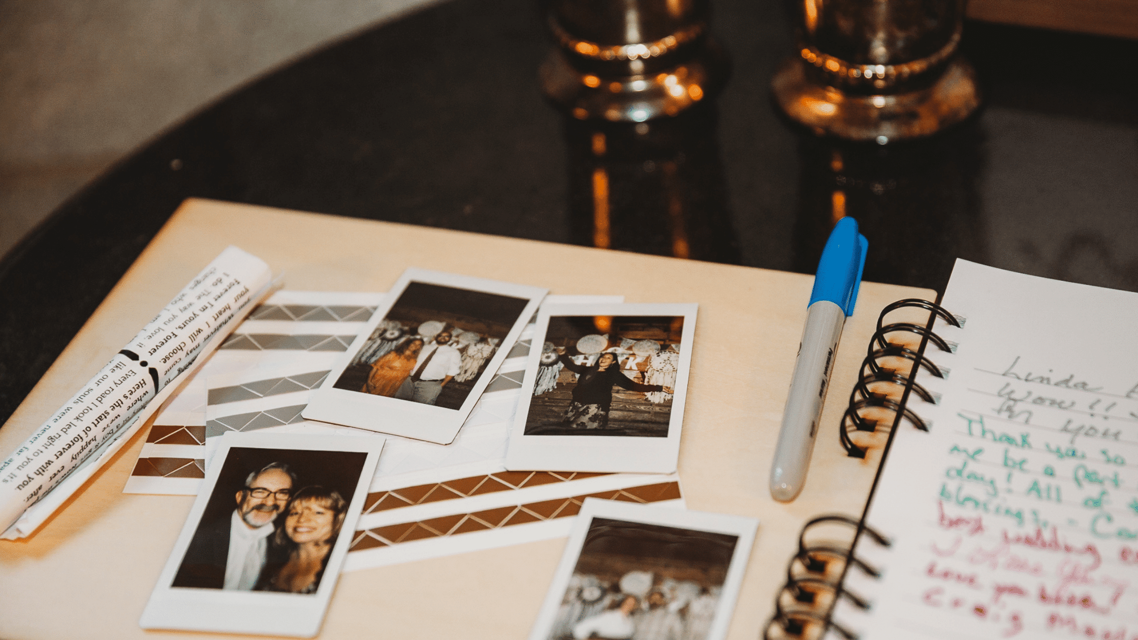 Boho Glam Wedding Guest Book