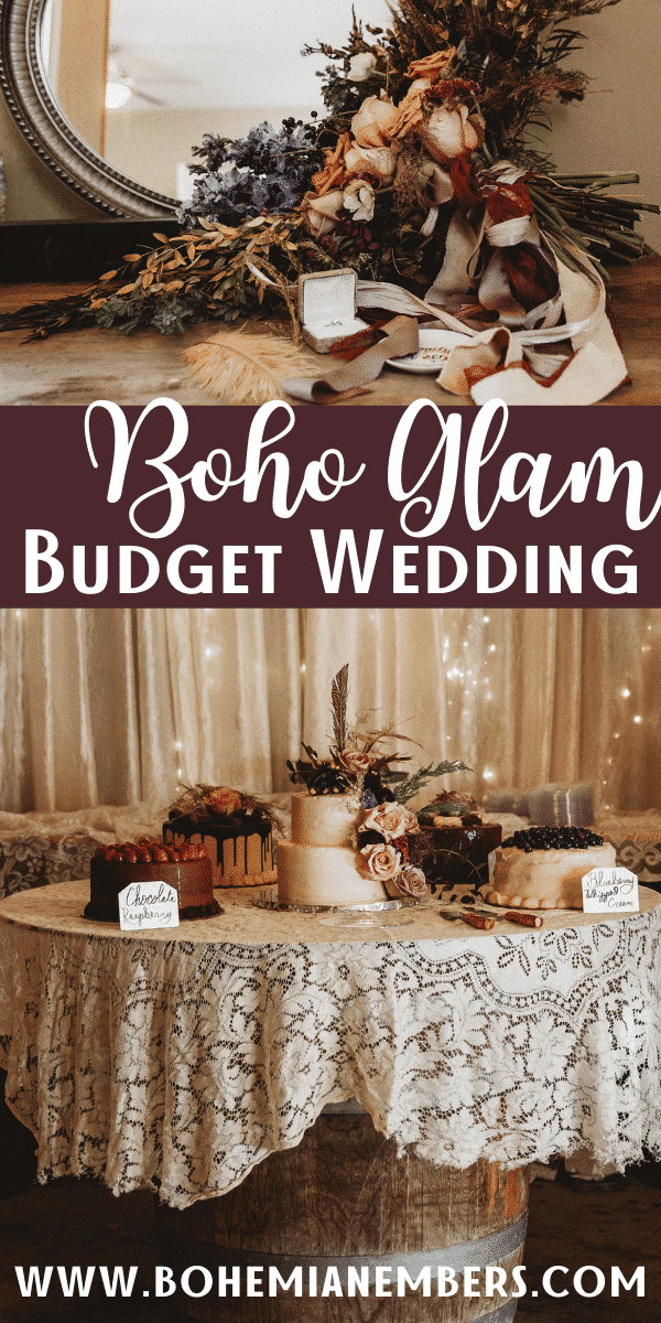 Boho Glam Budget Wedding