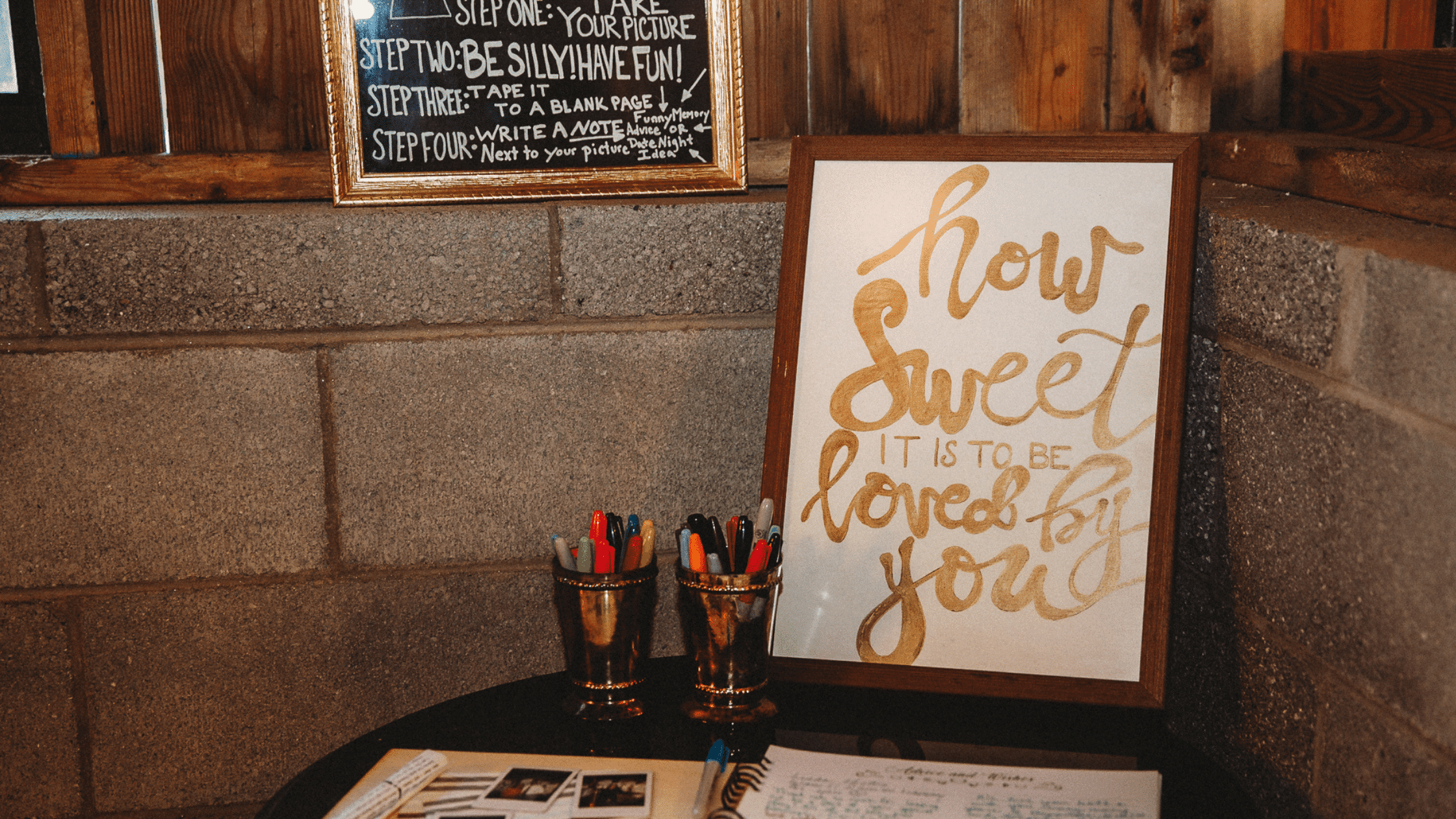 Boho Glam DIY Wedding Sign